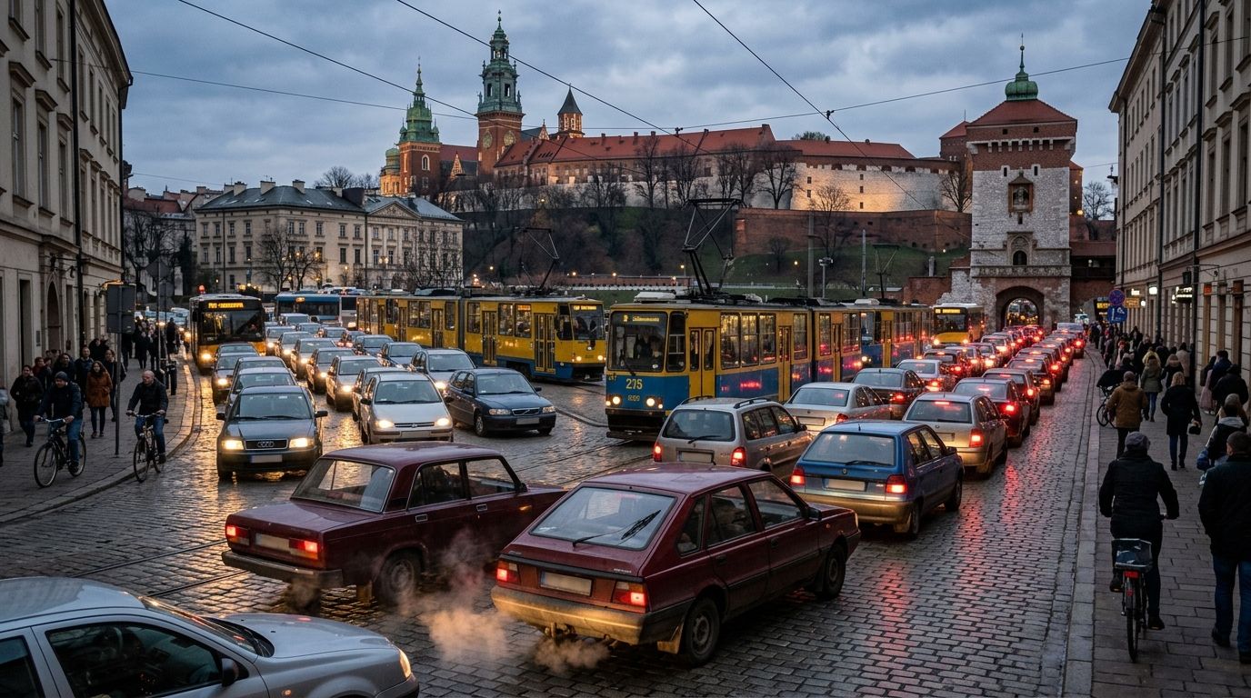 Krak&oacute;w: Ambitne plany z poślizgiem